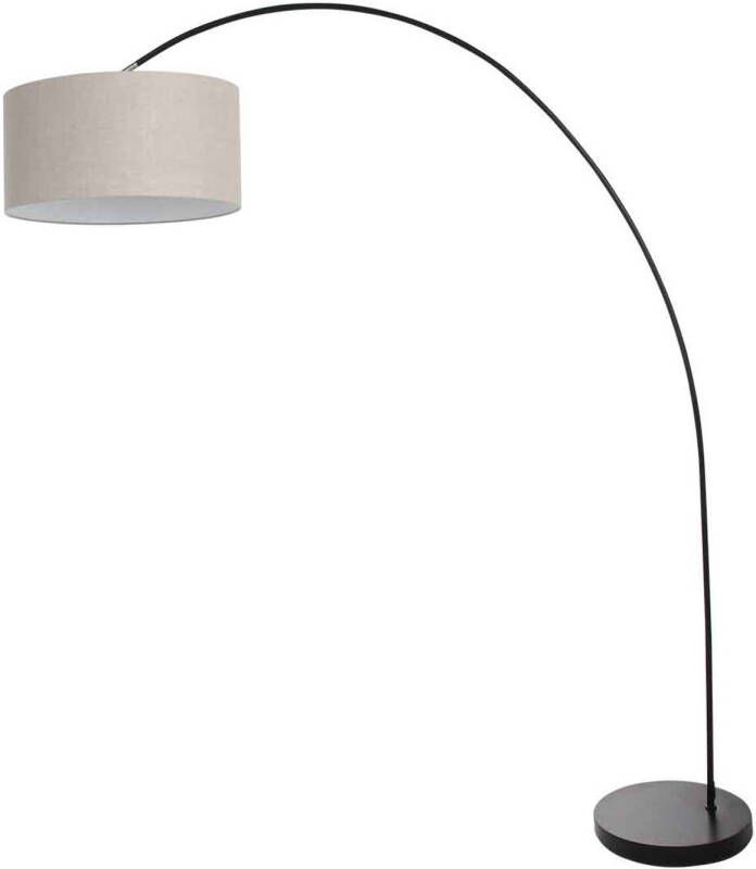 Mexlite vloerlamp Solva zwart metaal 3898ZW