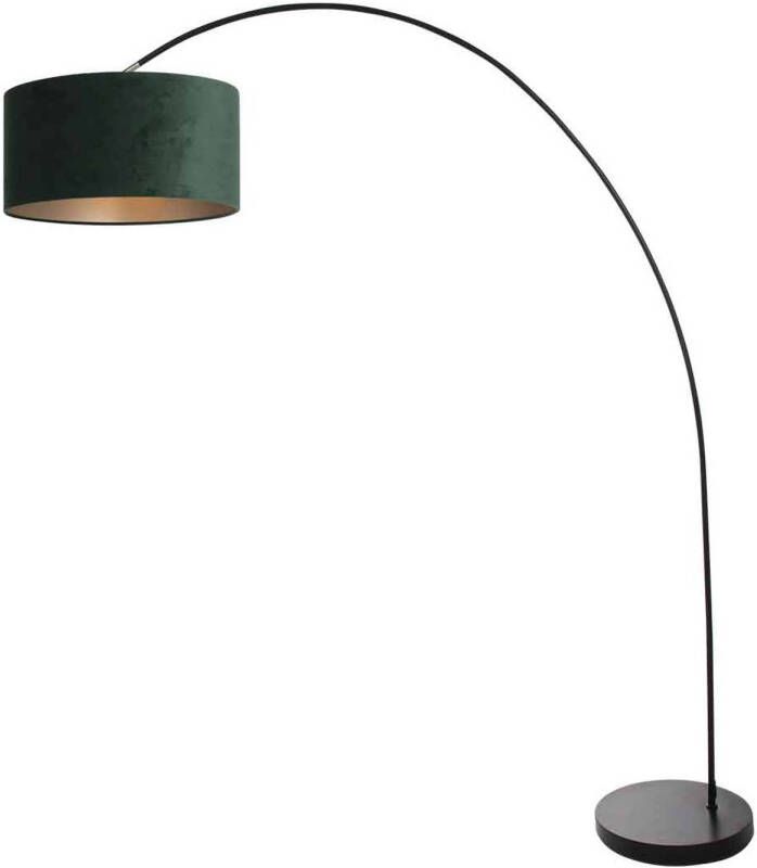 Mexlite vloerlamp Solva zwart metaal 3899ZW