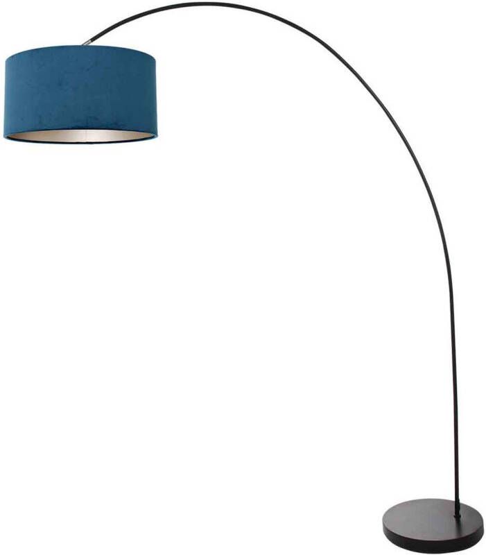 Mexlite vloerlamp Solva zwart metaal 3900ZW