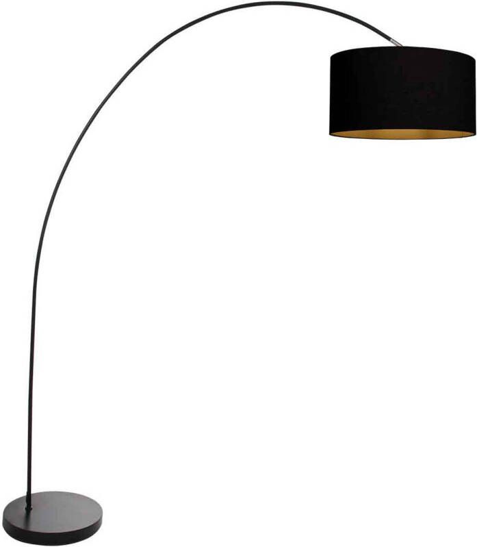 Mexlite vloerlamp Solva zwart metaal 3902ZW