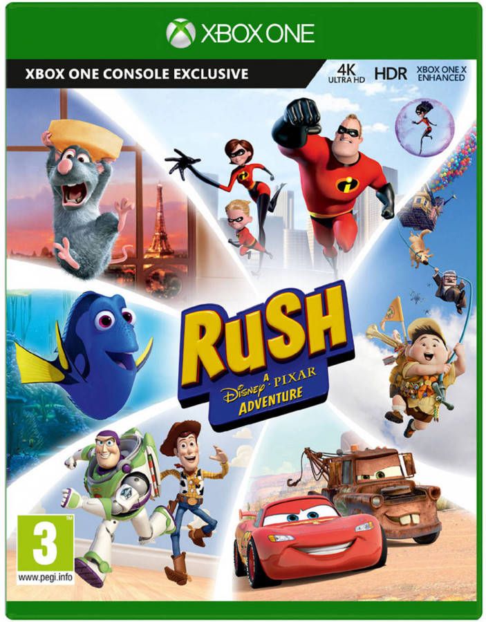 Microsoft Xbox One Rush A Disney Pixar Adventure