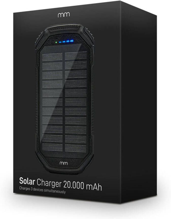 MikaMax Powerbank Solar 20.000 MAH