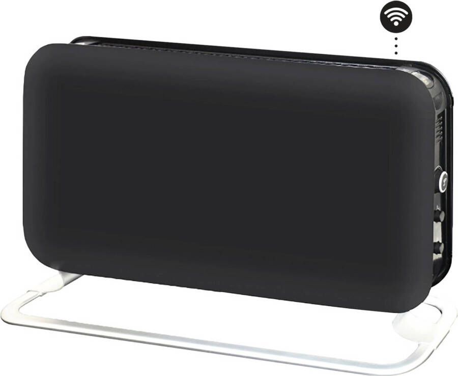 Mill CO1200WIFI3Black WiFi-geïntegreerde design convector kachel 1200 Watt 18m2 100% stil