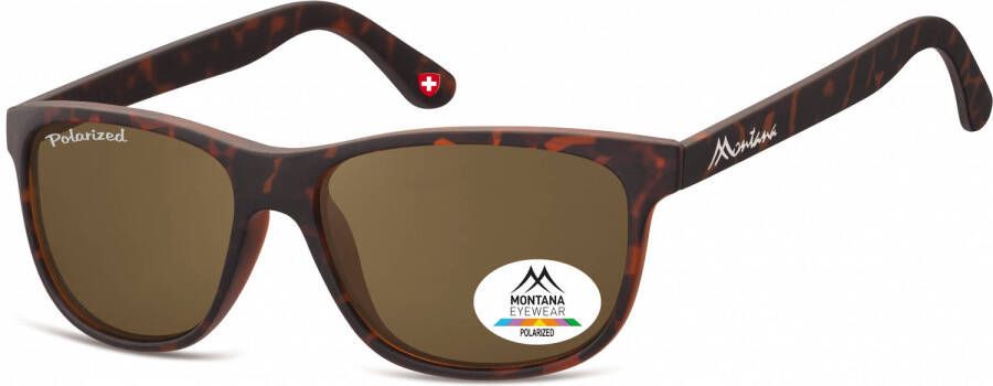 Montana by SGB zonnebril unisex bruin (MP48)