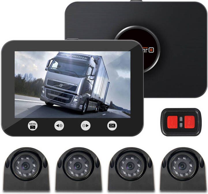 Motocam C4.3 4CH VGA vrachtwagen dashcam