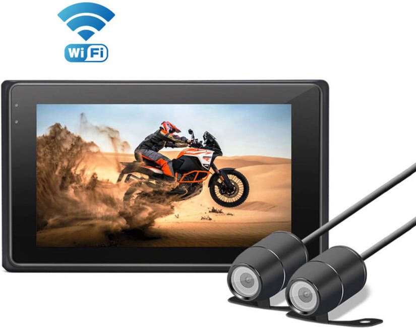 Motocam M2F Wifi GPS 2CH Dual FullHD motor dashcam