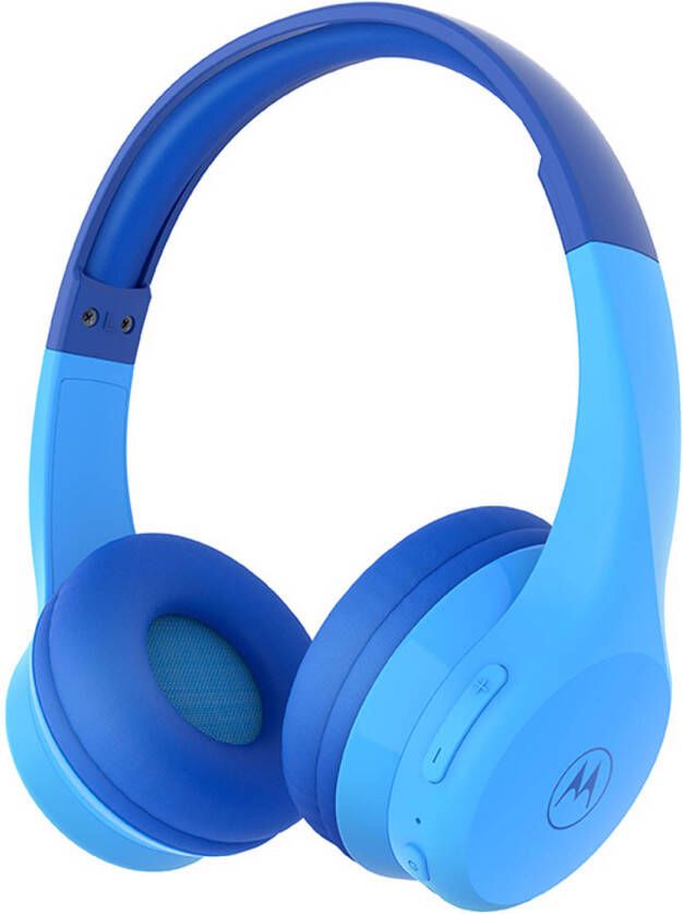 Motorola Sound Koptelefoon MOTO JR300 voor Kinderen met Volumebegrenzer Bluetooth Blauw