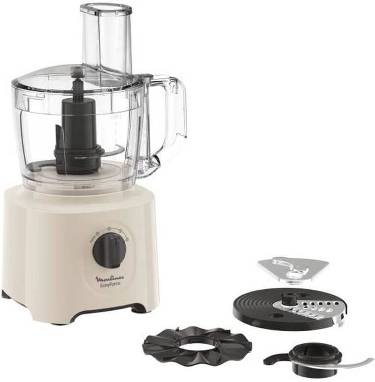 Moulinex Easy Force Multifunctionele keukenmixer 4 accessoires 15 functies Vaatwasmachinebestendige onderdelen