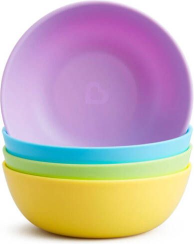 Munchkin Multi Coloured Bowls 4 Gekleurde Kommetjes