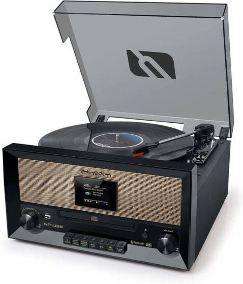 Muse DAB+ Turntable Micro System MT-110 | Hifi componenten | Beeld&Geluid Audio | 3700460207373