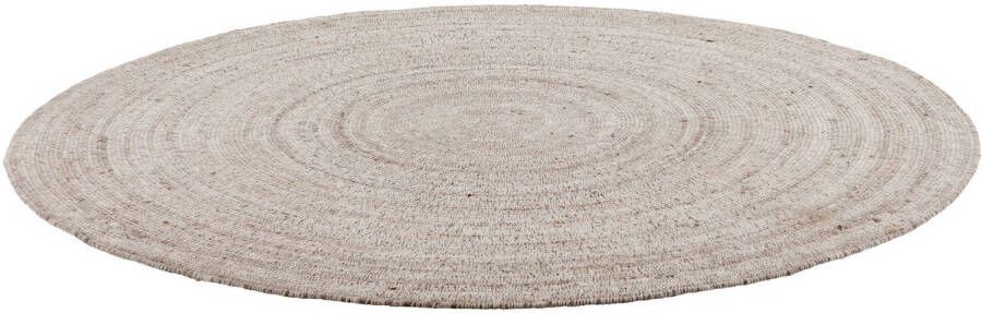 Must Living Carpet Sterling round large Ø200 cm Beige 80% wool 20...