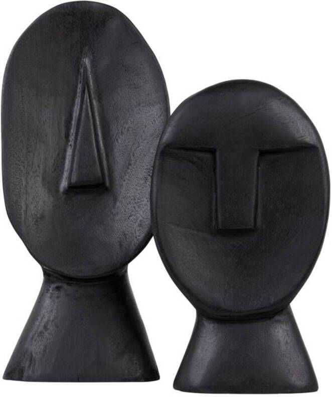 Must Living Statue Nosy set of 2 30x17x7 cm 40x18x8 cm black