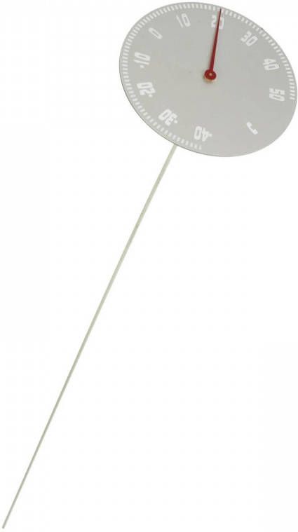 Nature Buitenthermometer aluminium Swing staand 118xdia. 18 cm