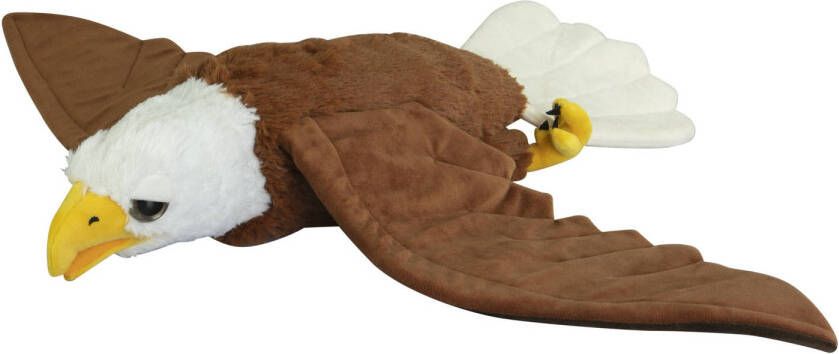 Nature Planet Knuffeldier Zeearend zachte pluche stof premium knuffels bruin wit 70 cm Vogel knuffels