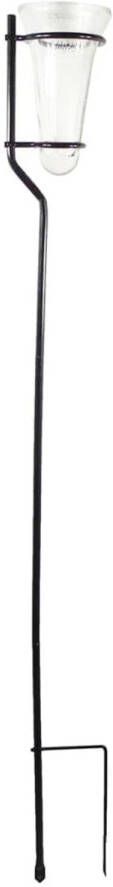 Nature Pluviometer met in elkaar grijpende metalen steun om te naaien 250 mm H20 x Ø12 cm H130 cm - Foto 2