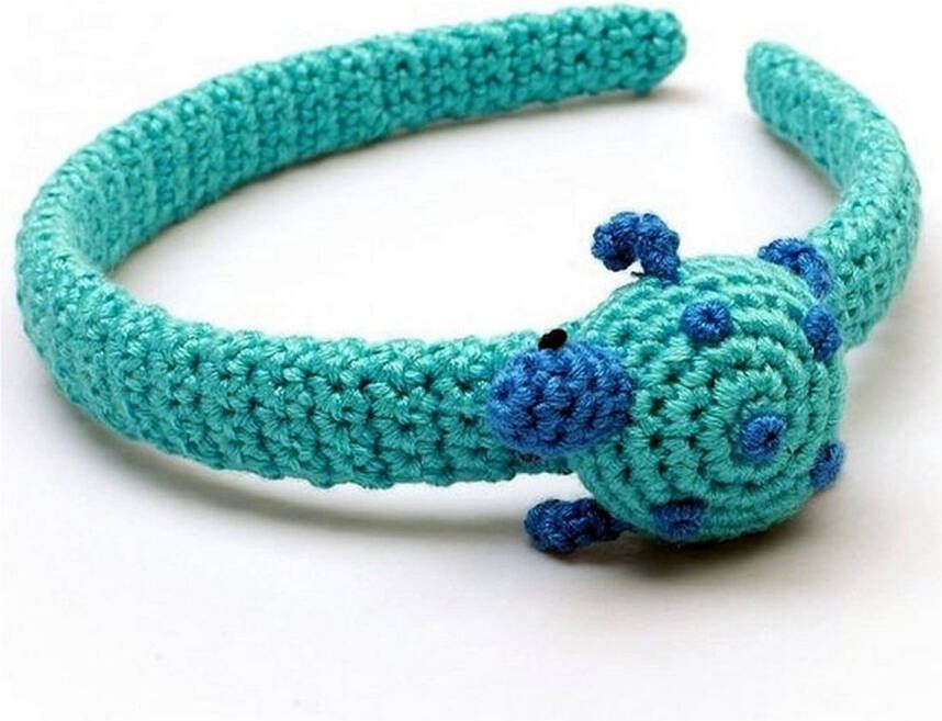 NatureZOO Haarband Diadeem voor baby Schildpad Blauw