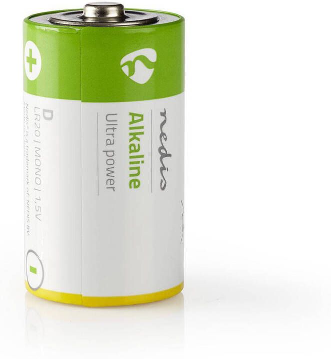 Nedis Alkaline-Batterij D BAAKLR202BL Groen