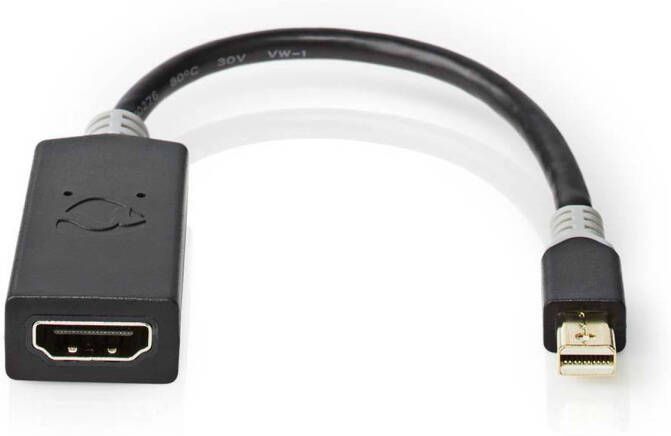 Nedis Mini Displayport-kabel | Ccbp37654at02 | Antraciet