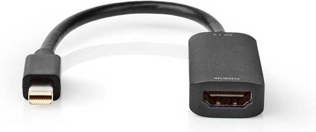 Nedis Mini Displayport-kabel | Ccgp37654bk02 | Zwart