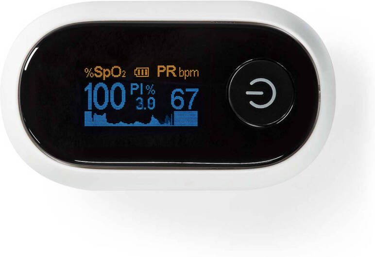 Nedis SmartLife Pulse Oximeter BTHOX10WT Wit