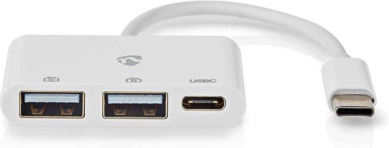 Nedis USB-Hub CCGB64785WT01 Wit