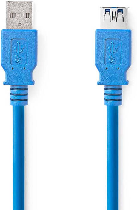 Nedis USB-Kabel Blauw 1.00 m