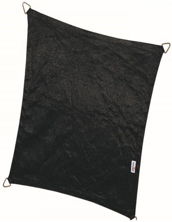 Nesling Coolfit schaduwdoek rechthoek zwart 3 x 4 meter