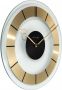 NeXtime Retro Klok Stil Uurwerk Rond Glas Ø31 cm Transparant Goud - Thumbnail 2