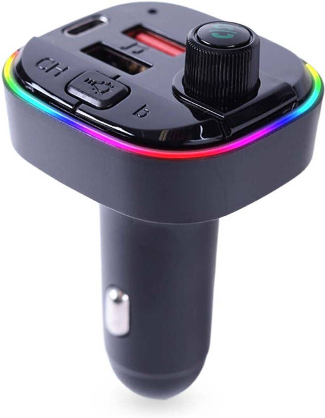 Niceey FM Transmitter Bluetooth Carkit Zwart