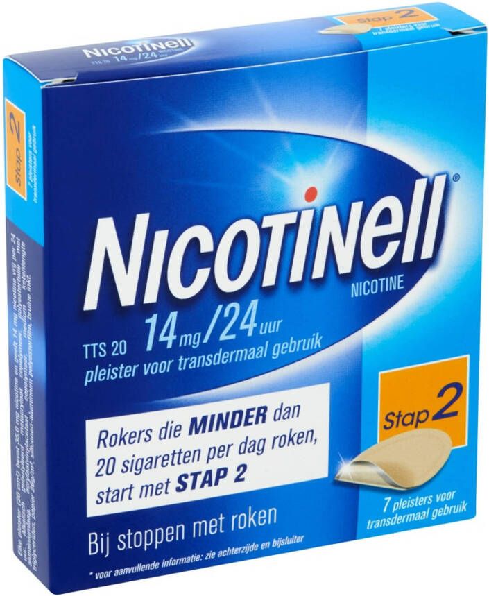Nicotinell Pleisters 14 mg voor stoppen met roken