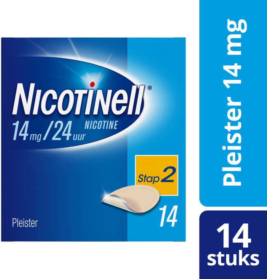 Nicotinell Pleisters 14 mg voor stoppen met roken