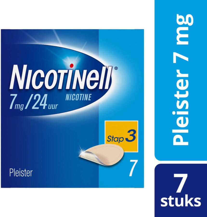 Nicotinell Pleisters 7 mg voor stoppen met roken