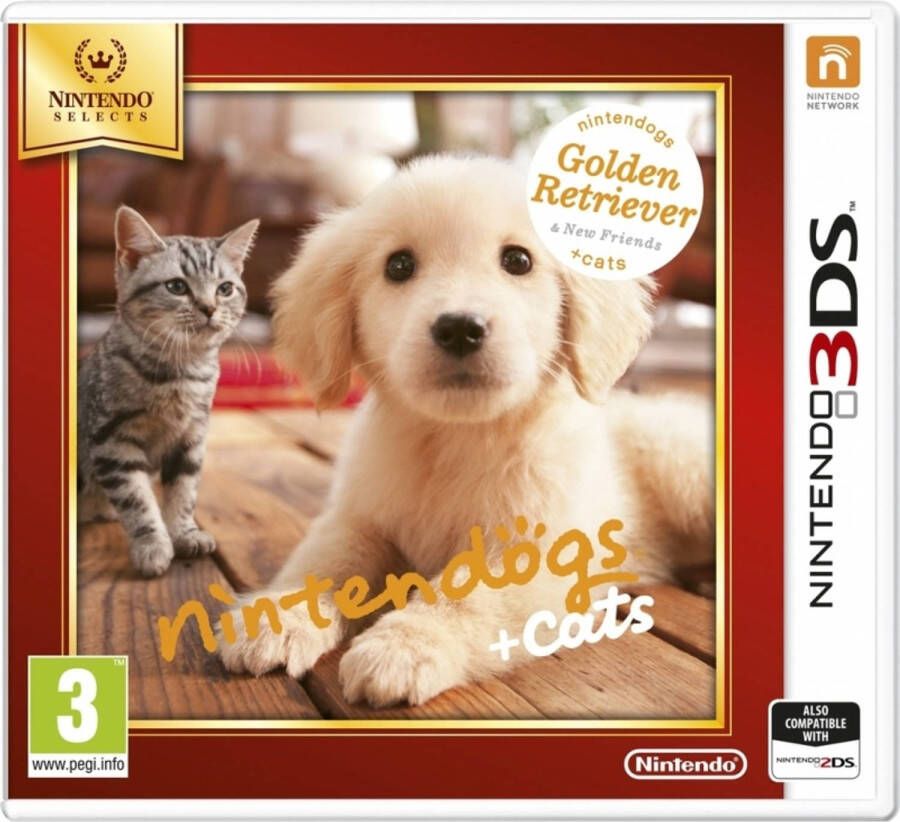 Nintendo gs + Cats: Golden Retriever & Nieuwe Vrienden 3DS