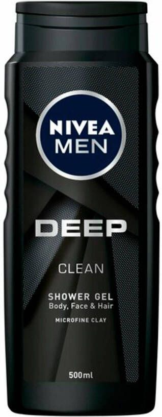 Nivea Men Deep Clean Shower Gel 500ML