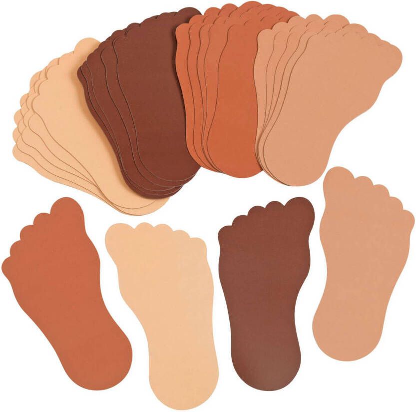 No brand Colorations Colours Like Me Voeten Set van 24 (4 Kleuren)