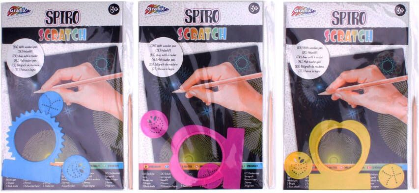 No brand Creative Craft Group Scratchset met Spiralen