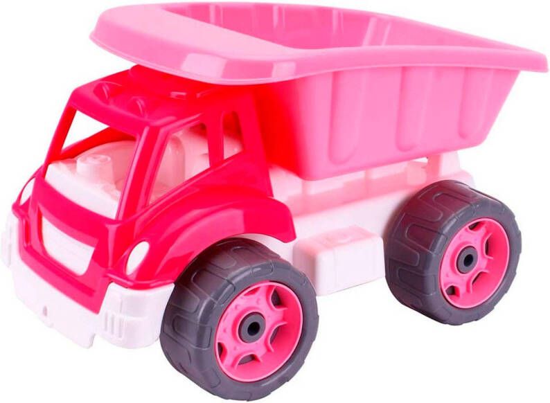 Sun Fun Roze Kiepwagen voor Meisjes 32CM Zandbak Speelgoed Buitenspeelgoed