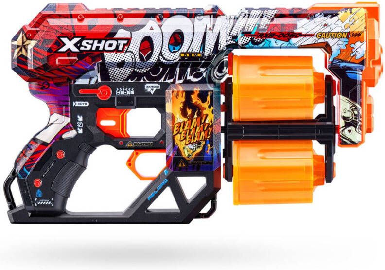 No brand ZURU X-Shot Skins Dread met 12 Darts