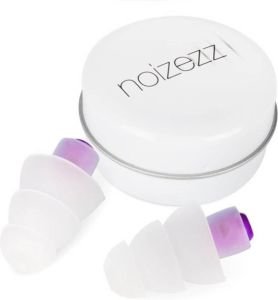 NOIZEZZ Purple Mild One size fits all gehoorbescherming met een demping tot 17 dB Paars Oordoppen -1 paar