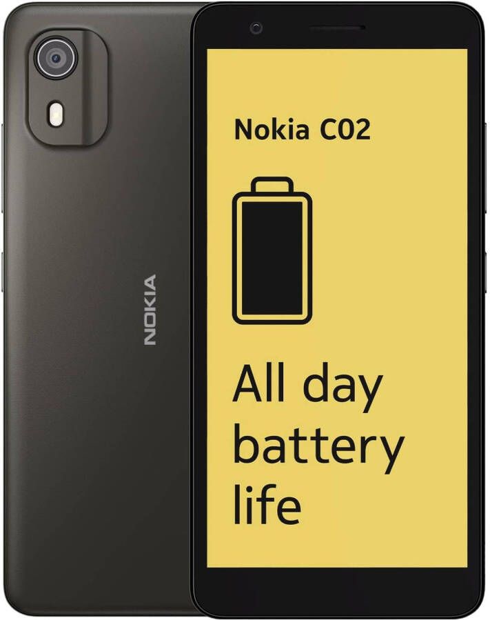 Nokia C02 DS 2 32GB Charcoal | elektronica en media | Ongesorteerd | 6438409082800