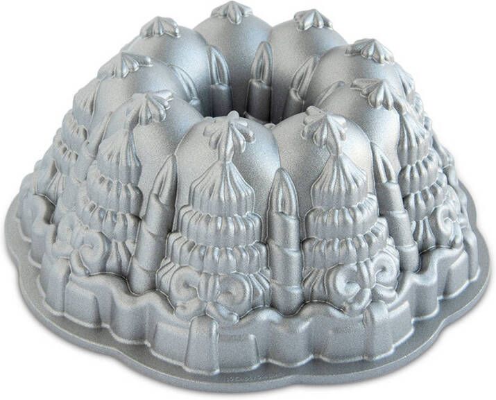 Nordic Ware Tulband Bakvorm Very Merry Bundt Sparkling Silver Holiday