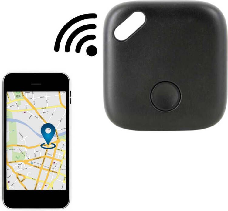 NORDIX Koffer Tracker voor iPhone GPS Tracker Zonder Abbonnement 3 5x3 6cm