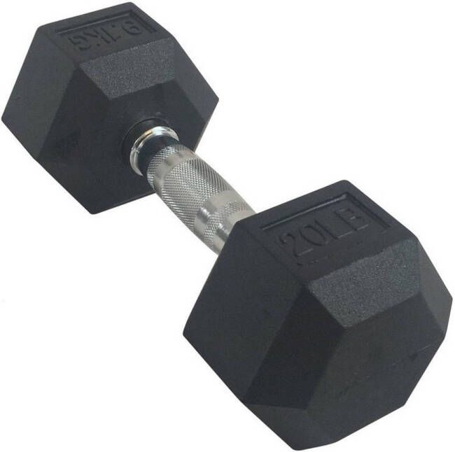 NRG Wellness Torque USA Rubber Hexagon Dumbbell per stuk 47.5 kg