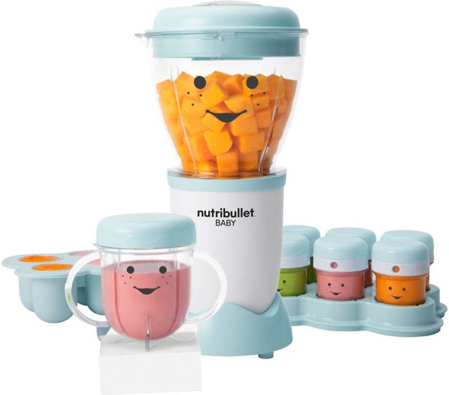 Nutribullet Baby Blender voor babyvoeding bereiding Incl. Handige Bewaarbakjes & Bekers