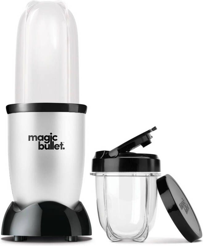 NutriBullet Magic Bullet Original Blender Incl. To Go Bekers met Digitaal Receptenboek Zilver - Foto 6