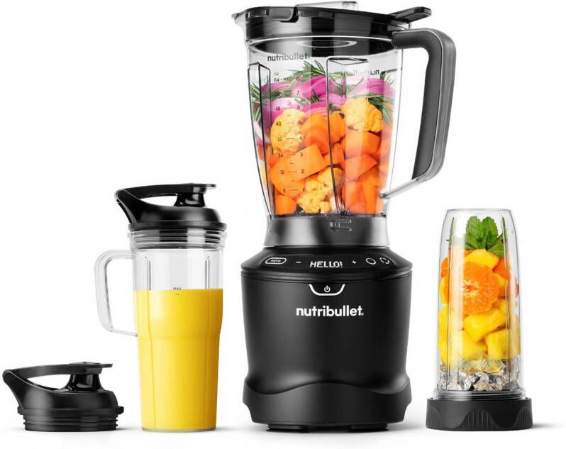 Nutribullet Smart Sense Combo Blender 1500 Watt Warme en Koude bereidingen Smart Technologie