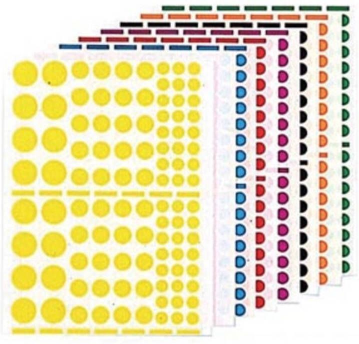 OfficeTown Agipa Stickers 1.040 stuks cirkels