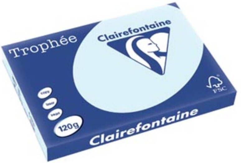 OfficeTown Clairefontaine Trophée Pastel A3 azuurblauw 120 g 250 vel