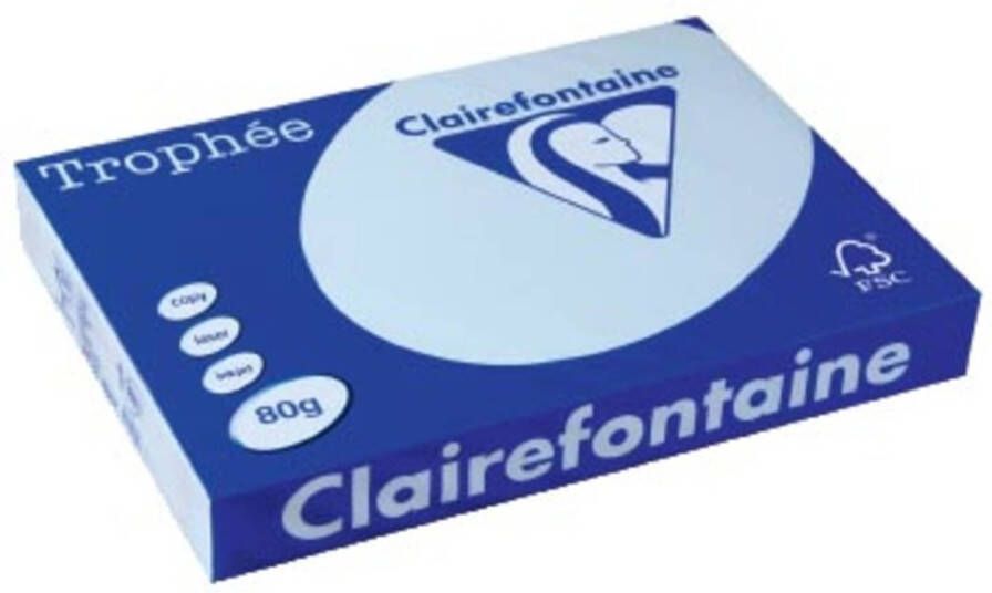 OfficeTown Clairefontaine Trophée Pastel A3 azuurblauw 80 g 500 vel