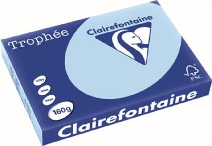 OfficeTown Clairefontaine Trophée Pastel A3 blauw 160 g 250 vel